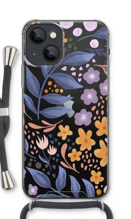 Flowers with blue leaves