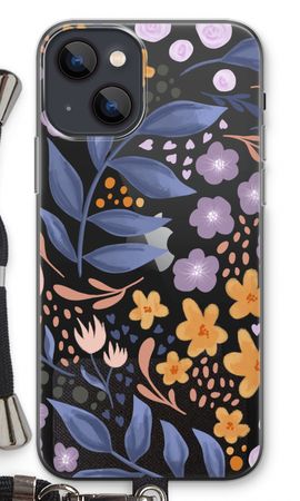 Flowers with blue leaves