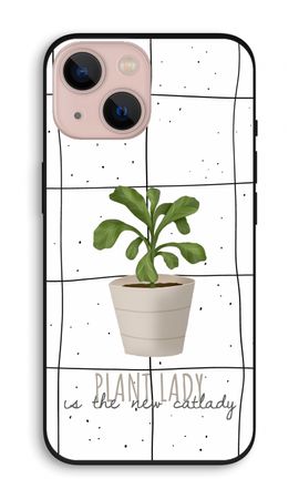 Houseplant on windowpane