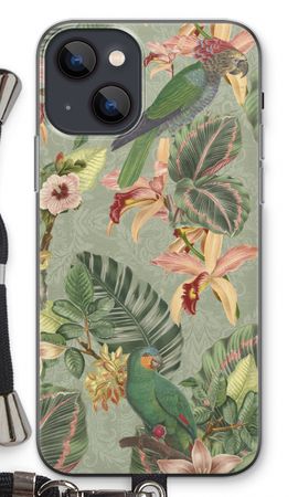 Tropical jungle parrot