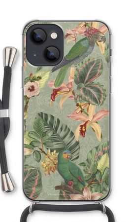 Tropical jungle parrot