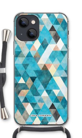 Coloured triangles blue