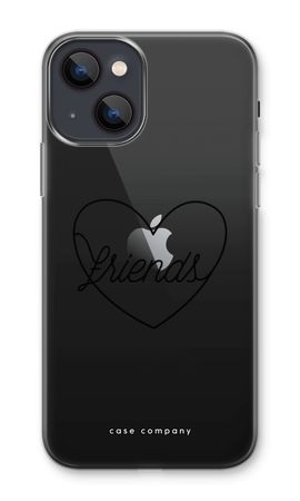 Friends heart black