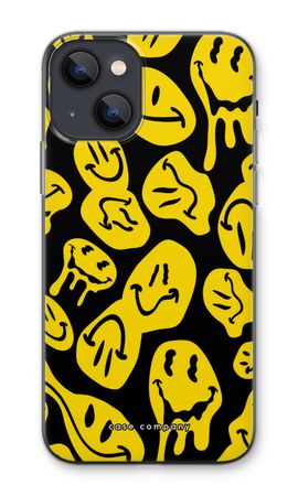 Melting smiley - Yellow