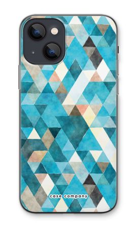 Coloured triangles blue