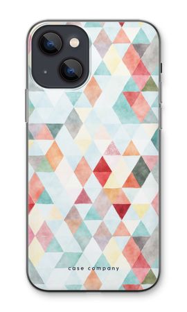 Coloured triangles pastel