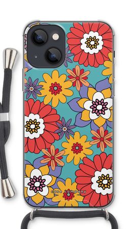 Retro Flowers - Blue