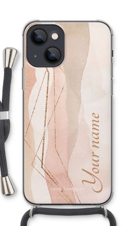 Gold Lines Namecase - Blush