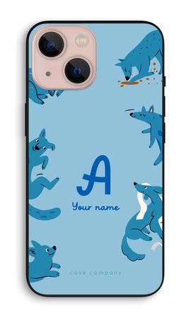 Playful Dogs Monogram