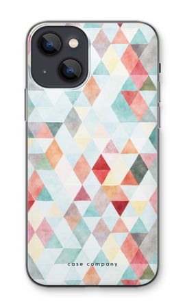 Coloured triangles pastel