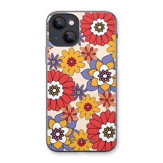 Retro Blumen - Gelb