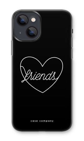 Friends heart black
