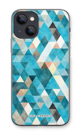 Coloured triangles blue