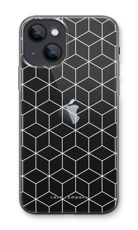 Cubes black and white