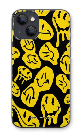 Smeltende smiley - Geel