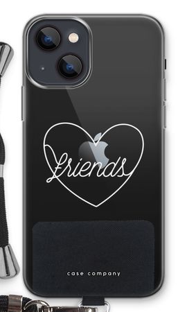 Friends heart pastel