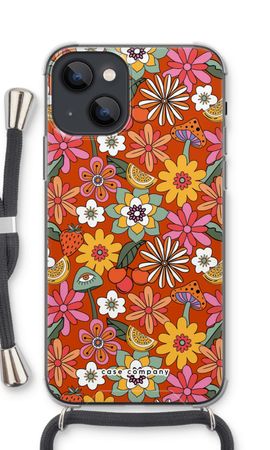 Fiori retrò - Rosso