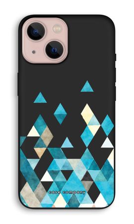 Coloured triangles blue