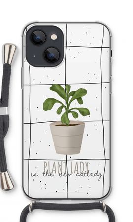 Houseplant on windowpane