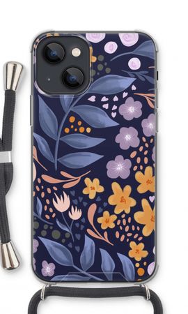 Flowers with blue leaves