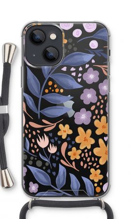 Flowers with blue leaves