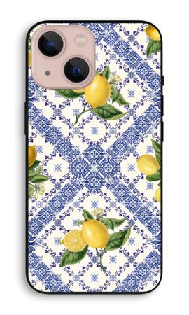 Blue tiles and lemons
