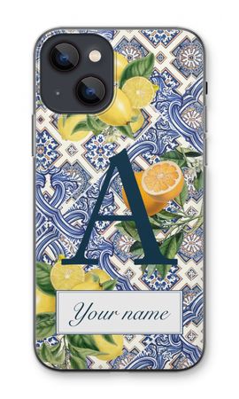 Monogram Blauwe tegels