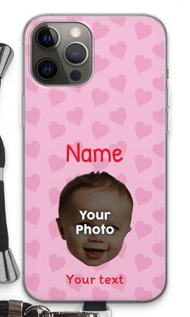 Personalisiertes Gesicht - Herzen N°2