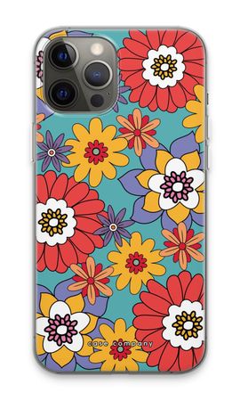 Retro Flowers - Blue