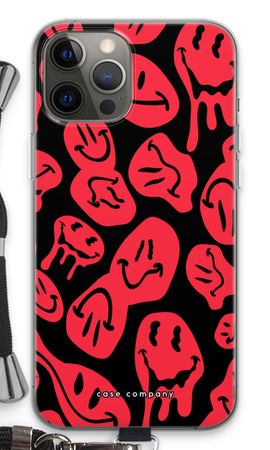 Schmelzender Smiley - Rot