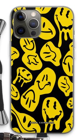 Schmelzendes Smiley-Gesicht - Gelb