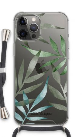 Tropical watercolor leaves