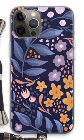 Flowers with blue leaves