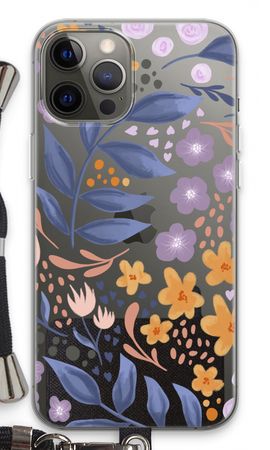 Flowers with blue leaves