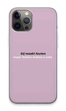 Fouten maken u niet