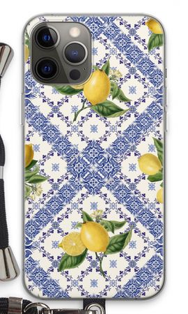 Blue tiles and lemons