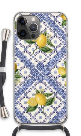 Blue tiles and lemons