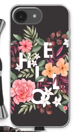 Hello in flowers