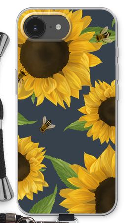 Sunflower and bees