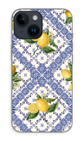 Blue tiles and lemons