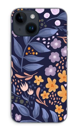 Flowers with blue leaves