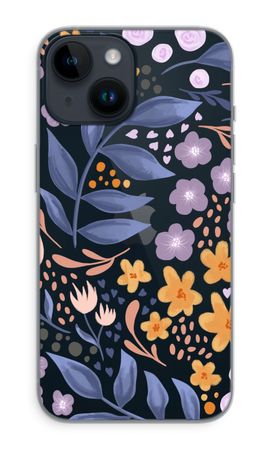 Flowers with blue leaves