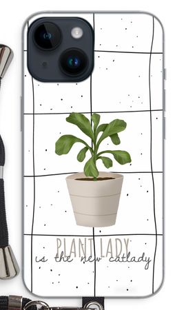 Houseplant on windowpane