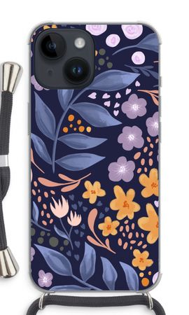 Flowers with blue leaves