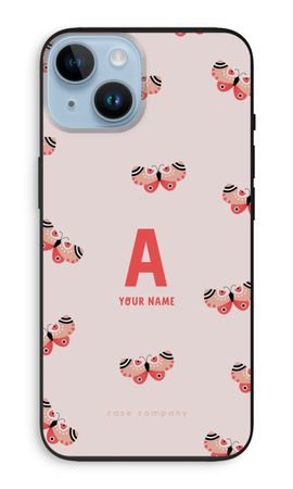 Rosy Butterflies Monogram