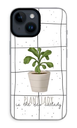 Houseplant on windowpane