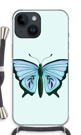 Blauer Schmetterling