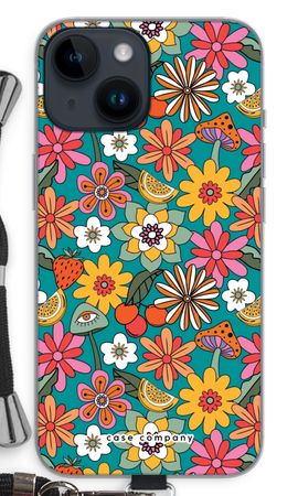 Retro Flowers N°2 - Blue