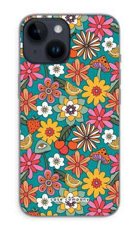 Retro Flowers N°2 - Blue