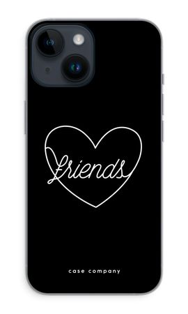 Friends heart black